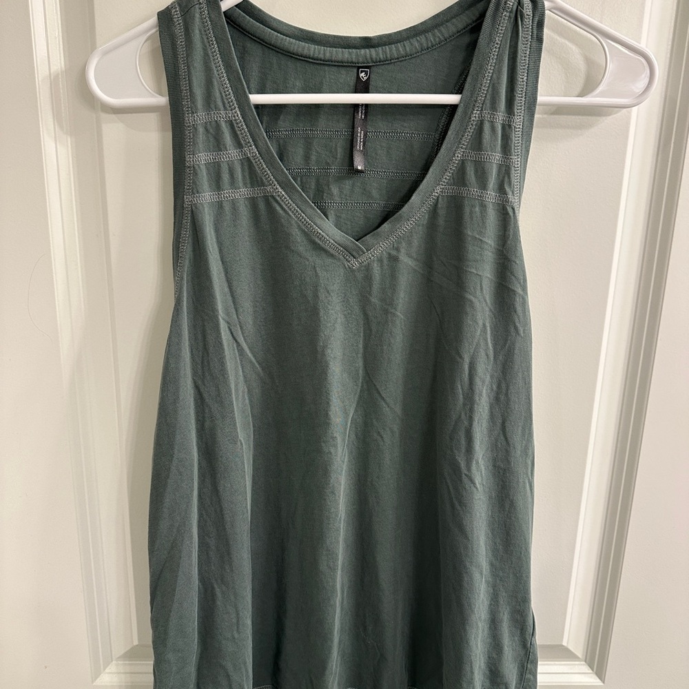 Kuhl Women's Arabella V-Neck Tank in Sage/Green - women’s medium